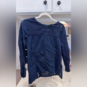 J. Crew Factory Navy Women's Blouse
